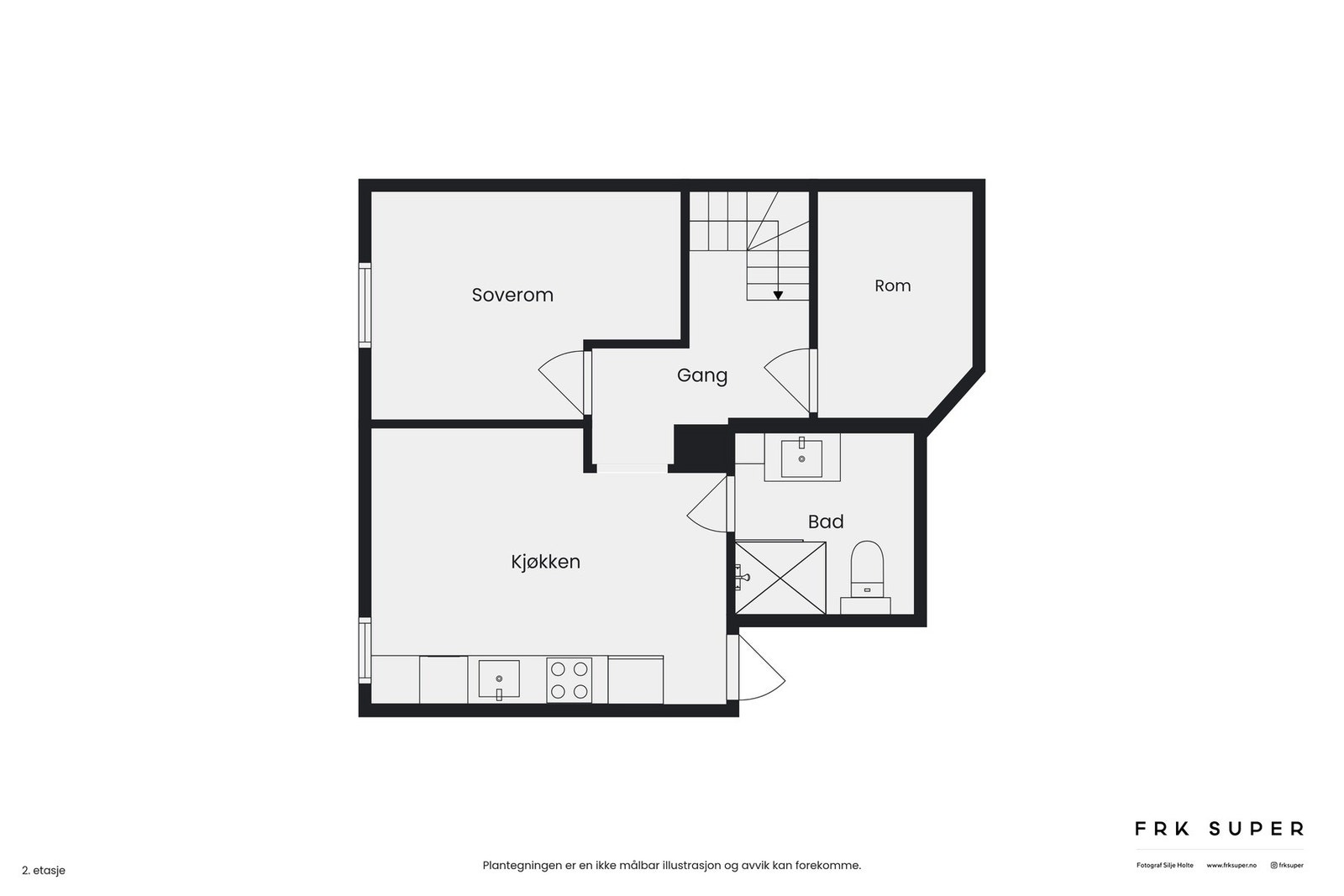Planløsning loft Galleribilde