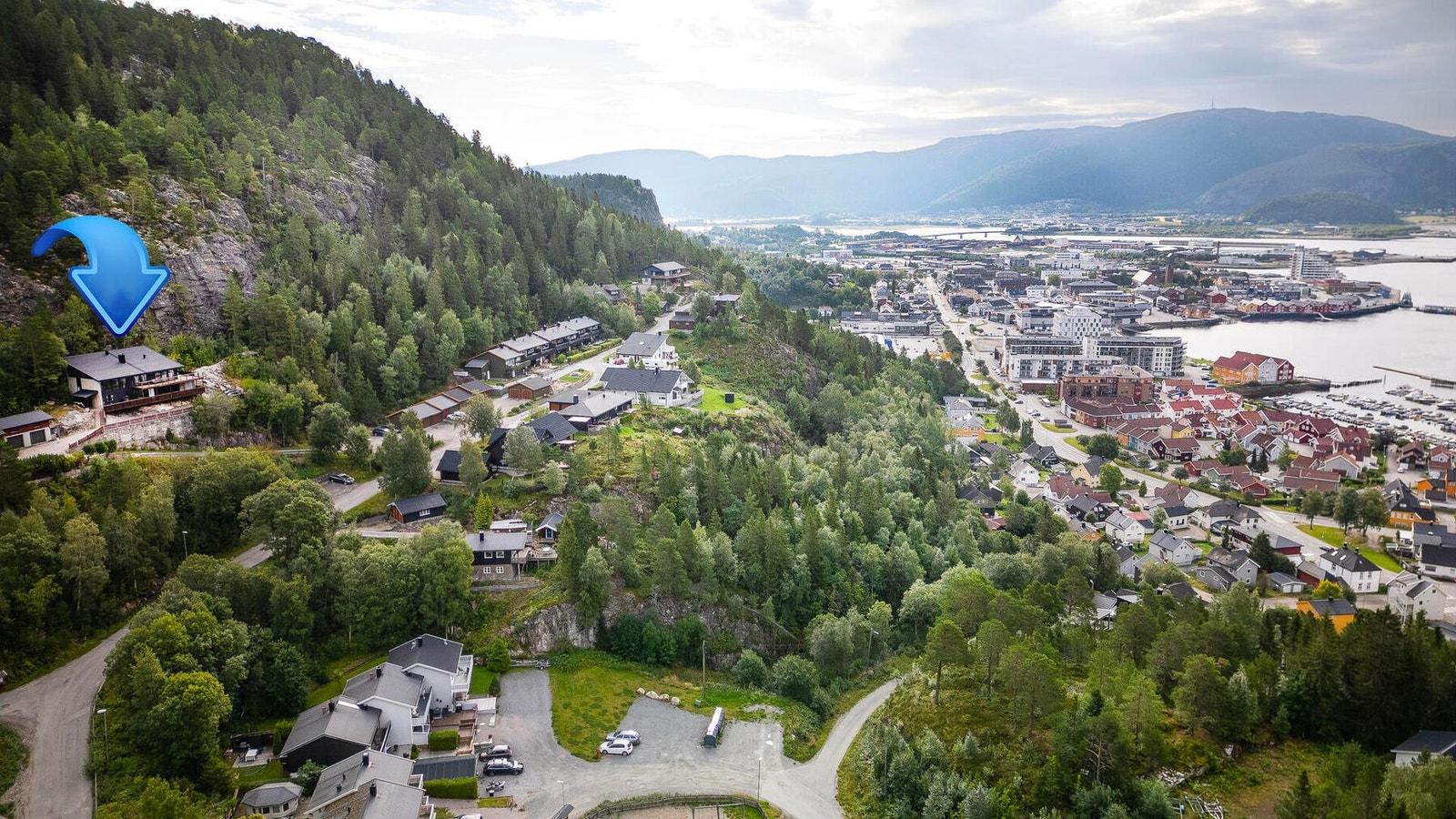 Oversiktsbilde av nærmiljøet Galleribilde