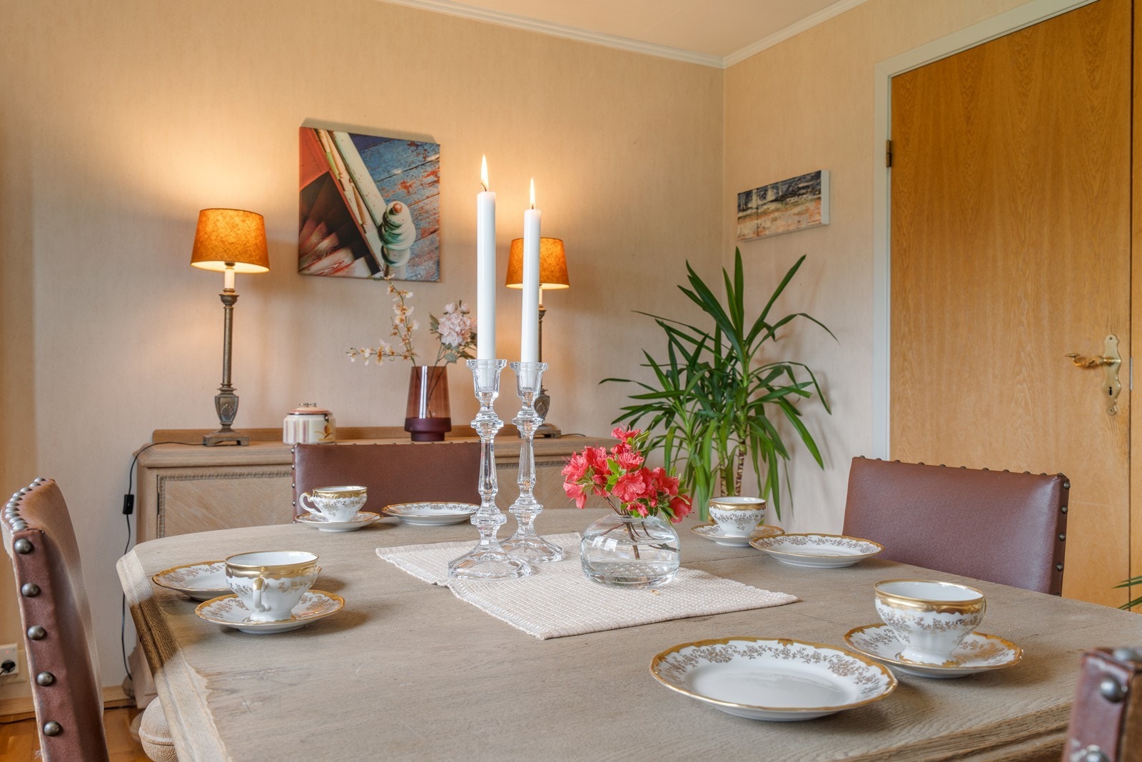 Tenk å nyte trivelige middager med familie eller venner her! Galleribilde