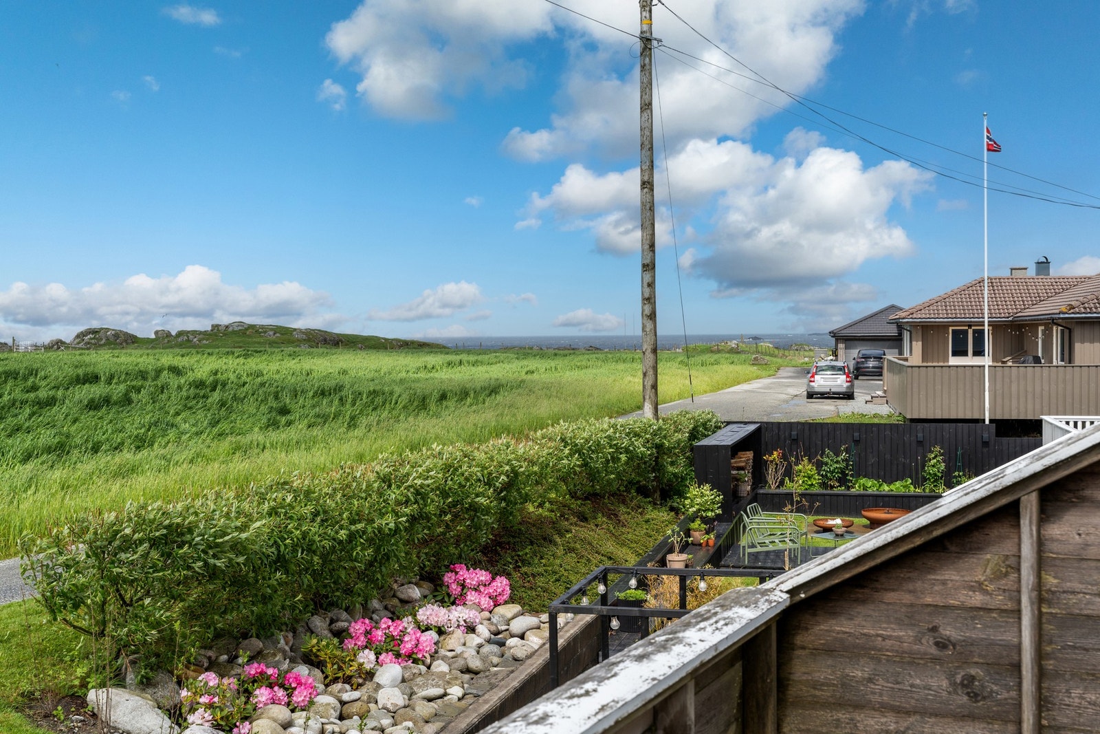Flott sjøutsikt. Galleribilde