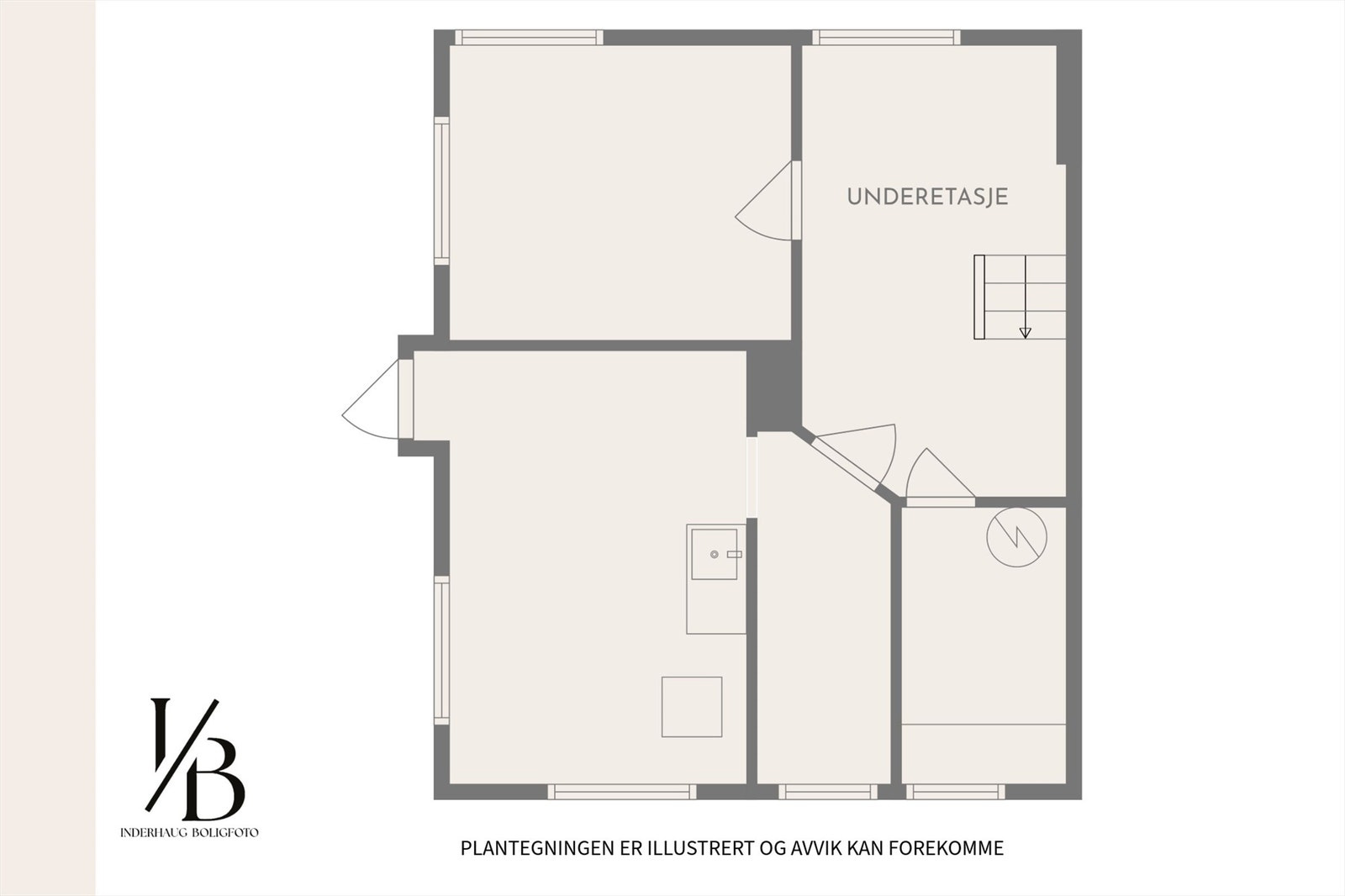 Underetasje - Plantegning Galleribilde
