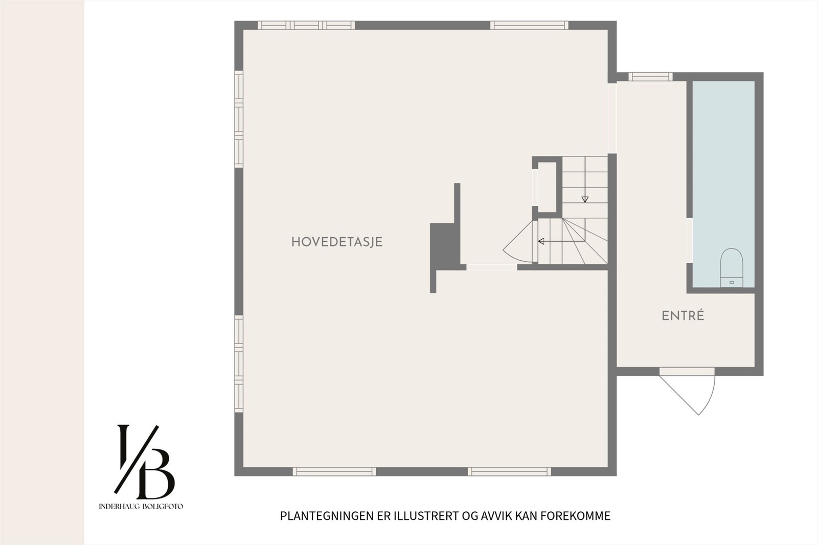 Hovedetasje - Plantegning Galleribilde
