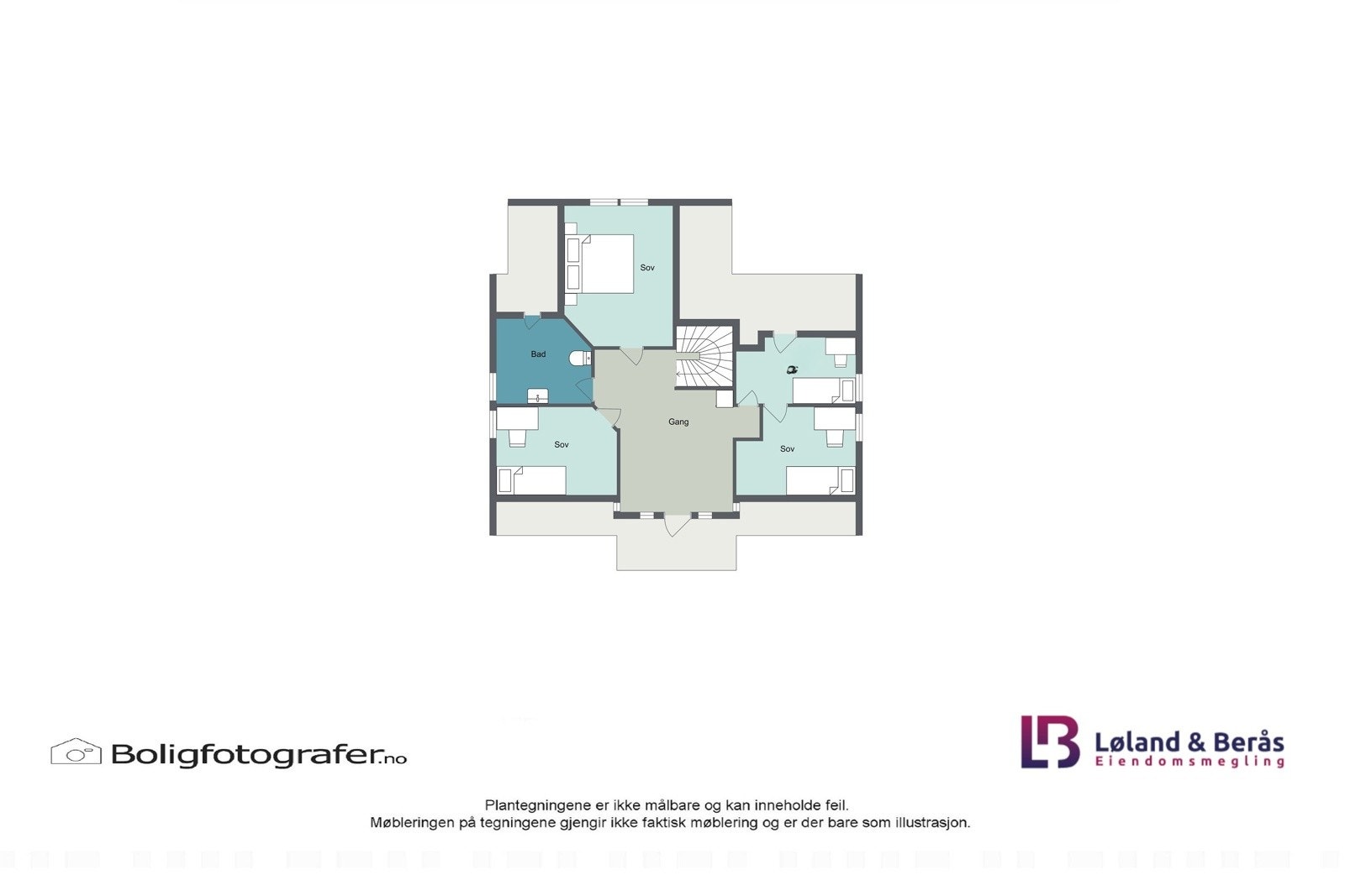 Plantegning 2. etasje Galleribilde