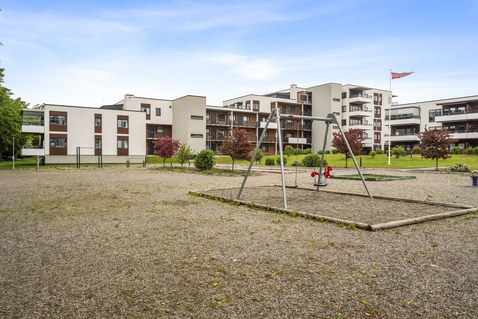 På fellesområdet finnes det også lekeplass for de minste. Galleribilde
