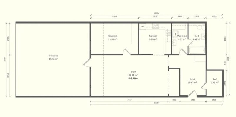 Plantegning Galleribilde