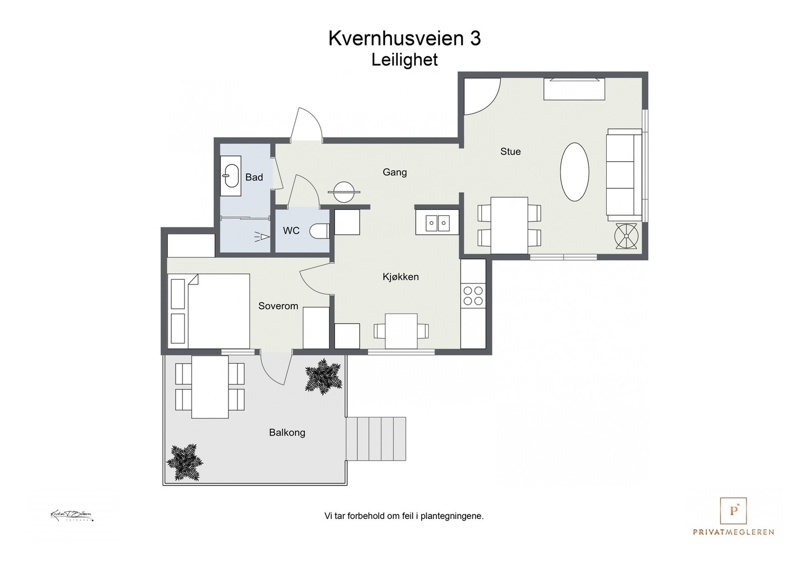 Plantegning 2D Galleribilde