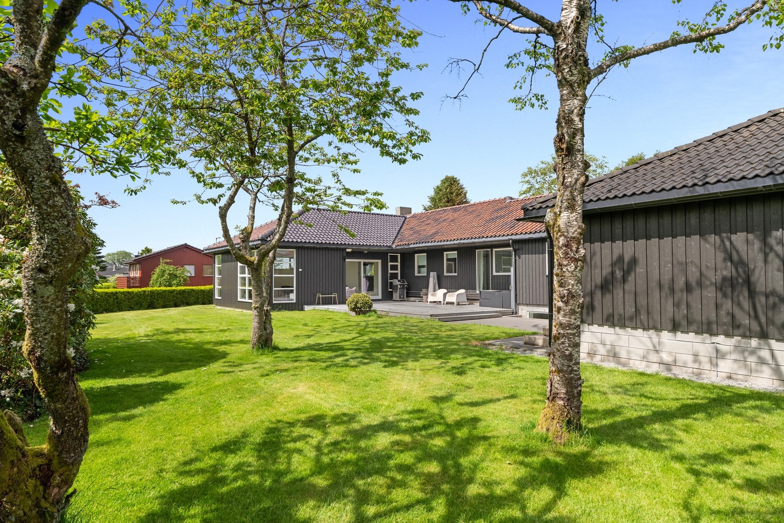 Et godt eksempel på den funksjonelle og familievennlige eneboligarkitekturen som preget 1970-tallet. Galleribilde