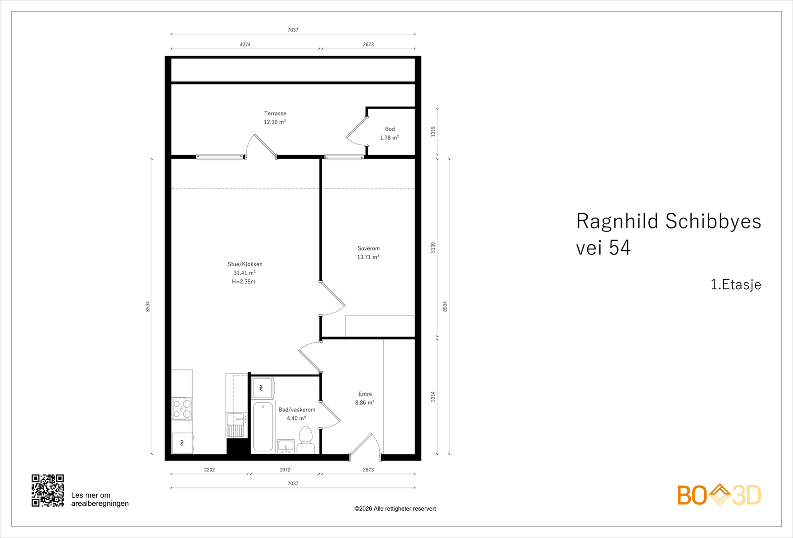 Plantegning Galleribilde