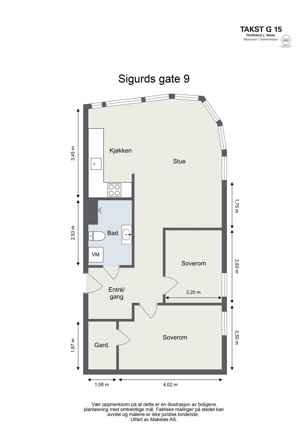 Plantegning Galleribilde