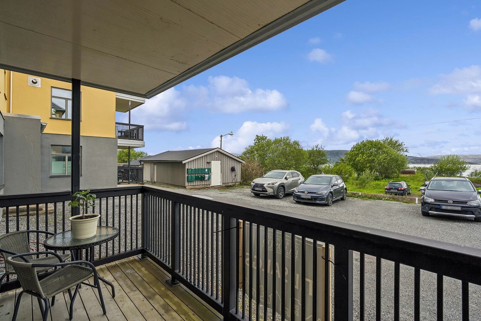 Koselig terrasse på ca. 7 m² Galleribilde