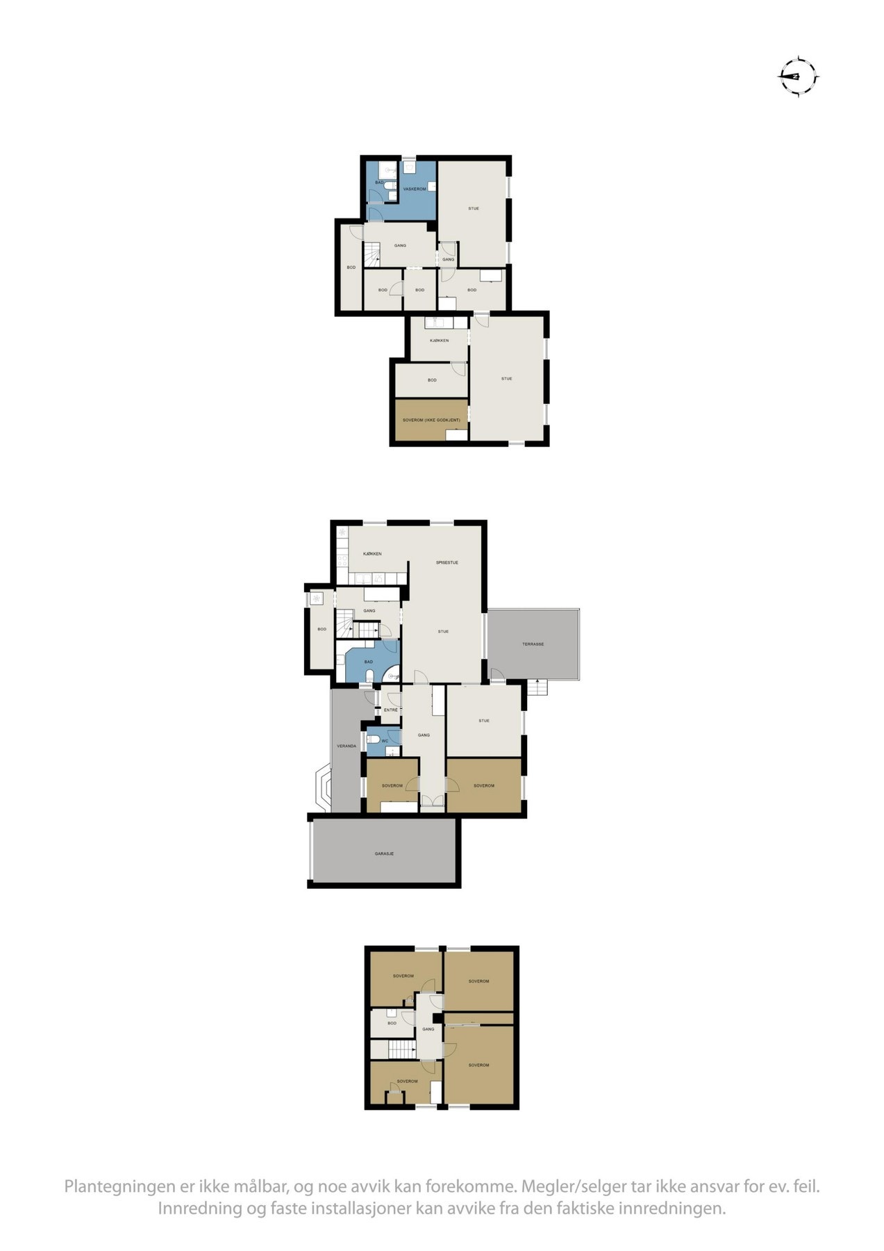 Planskisser samlet. Galleribilde
