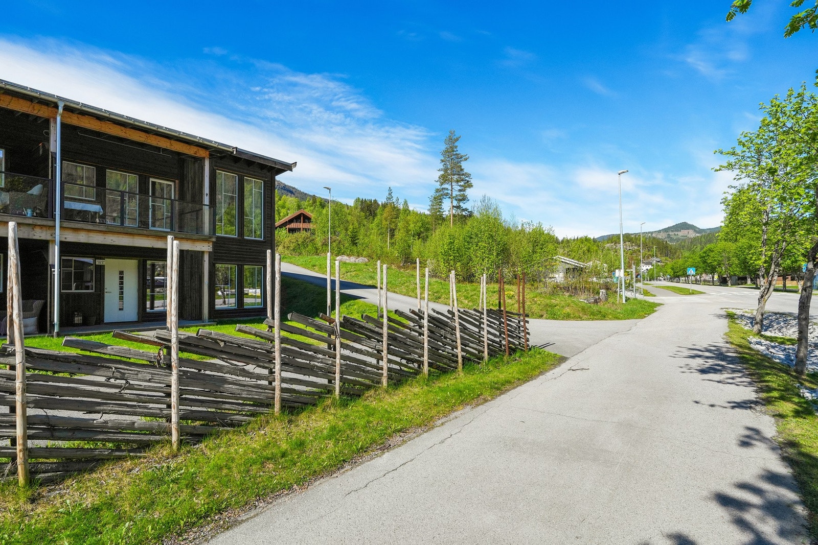 Leilighetsbygget har byggeår 2019, og ble ferdigstilt i 2021. Galleribilde