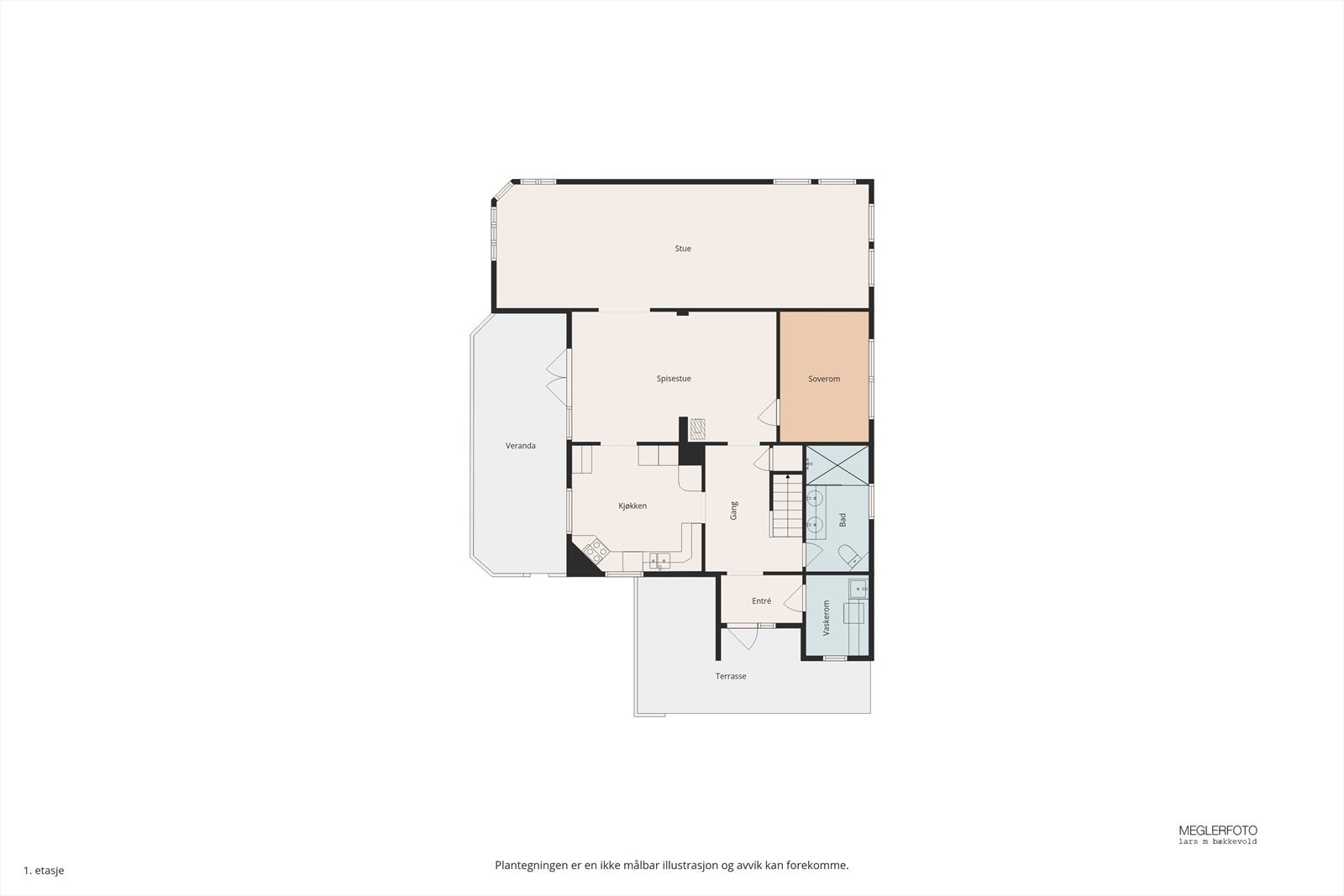 Plantegning hovedplan Galleribilde