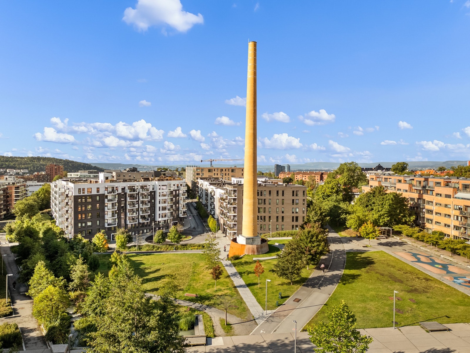 Sameiet ligger tett på Tiedemannsparken i rolige omgivelser. Galleribilde
