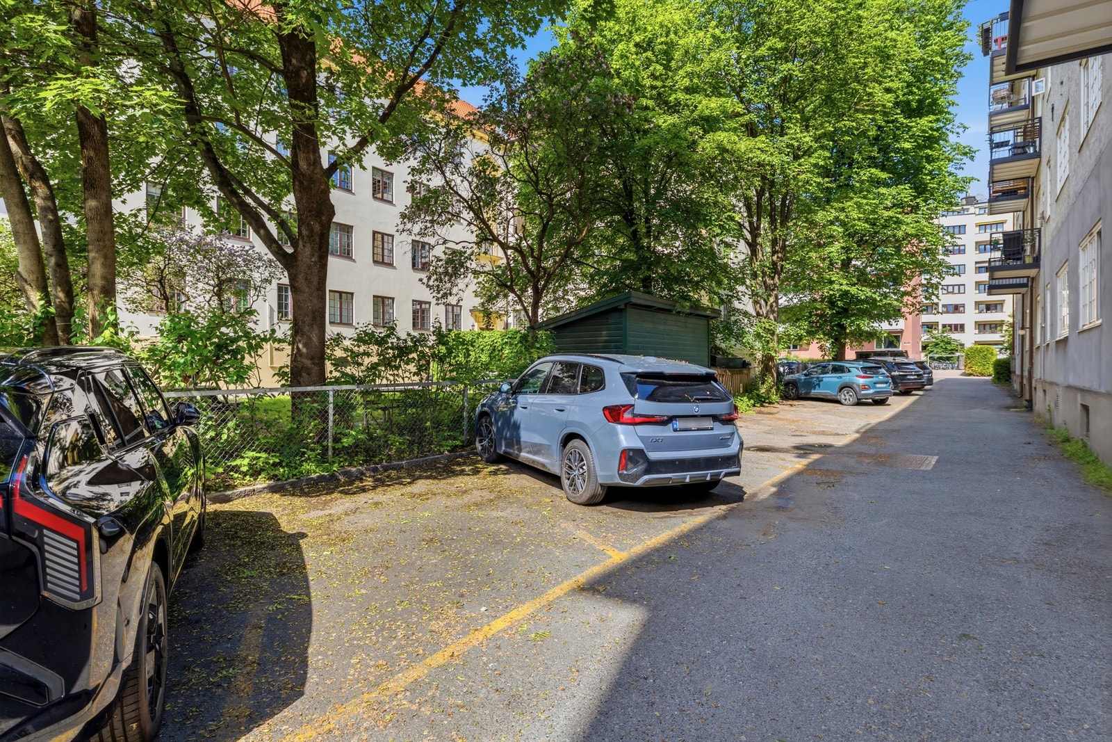 Parkeringsplass fordeles etter venteliste. Galleribilde