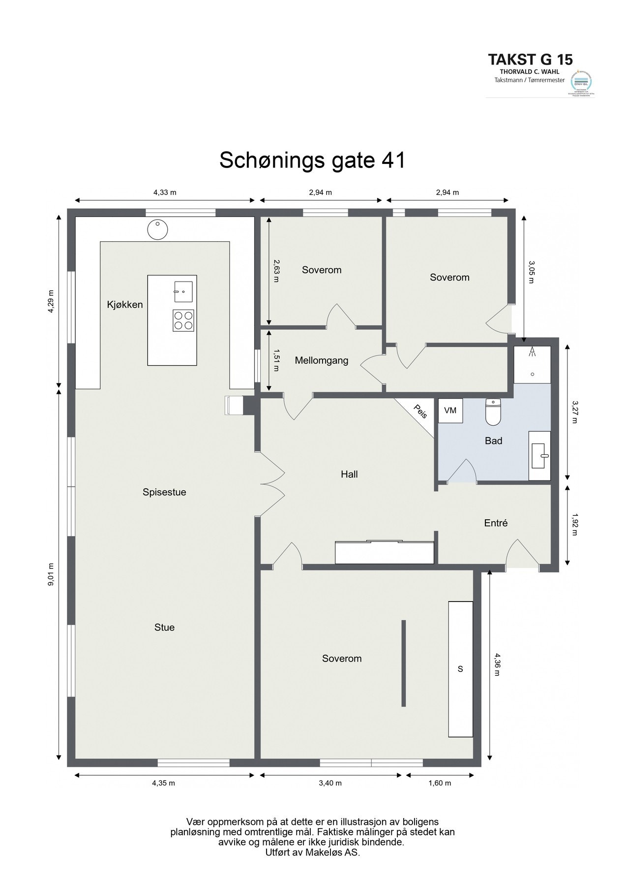 Plantegning Galleribilde