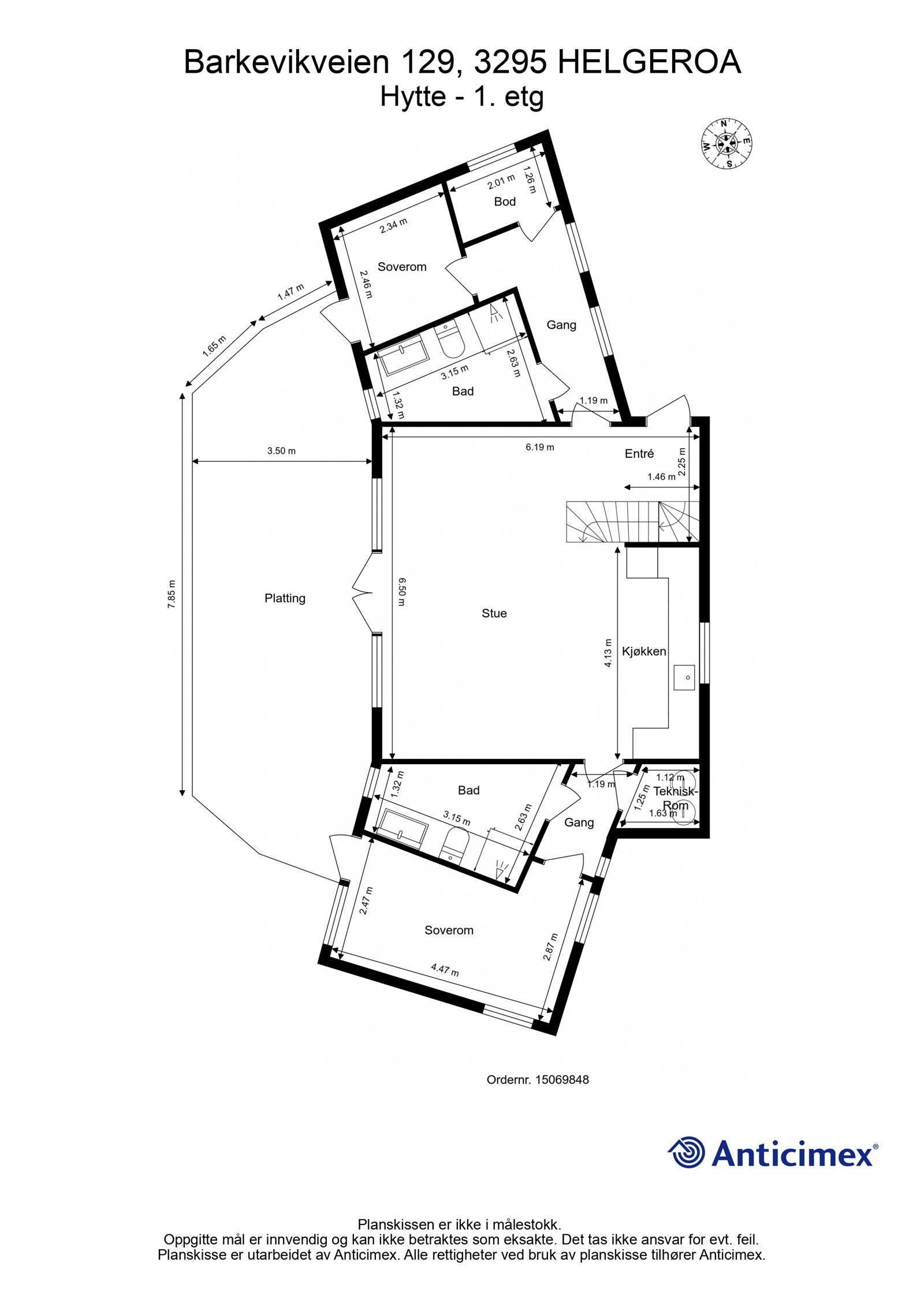 Plantegning-20198448-Hytte - 1. etg Galleribilde