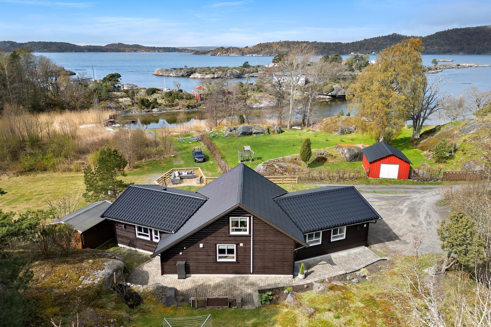 Velkommen til denne flotte hytta i Barkevik! Galleribilde