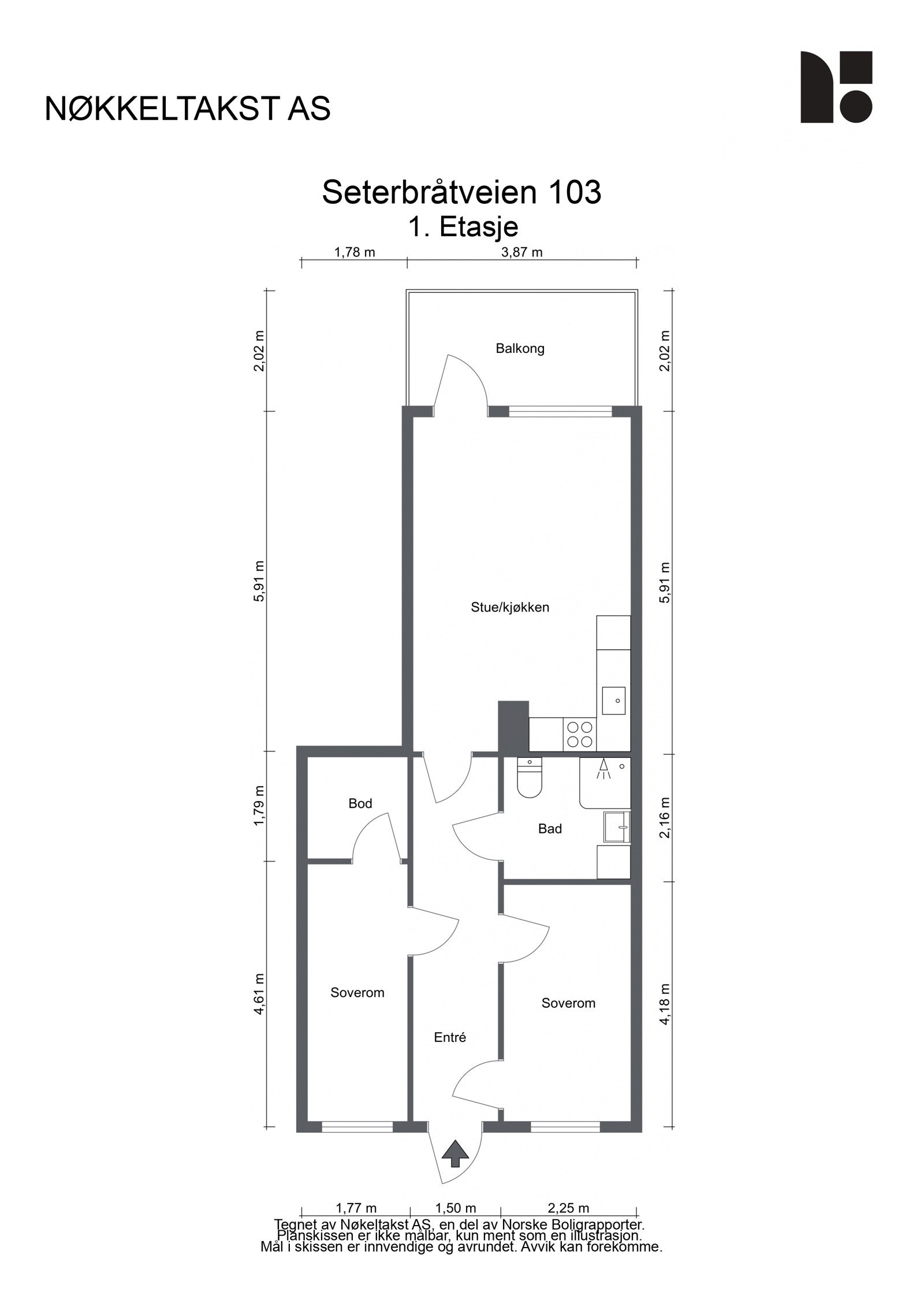 Plantegning Galleribilde