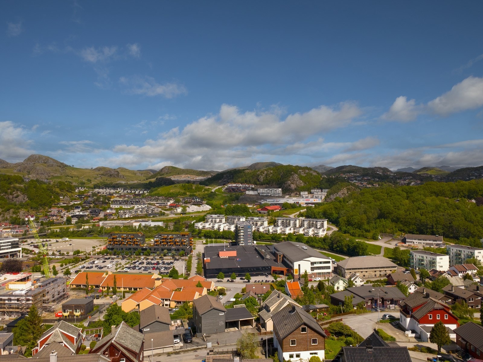 Dronefoto Galleribilde