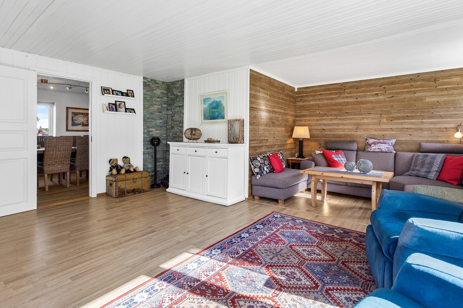Stuen er lun og koselig Galleribilde
