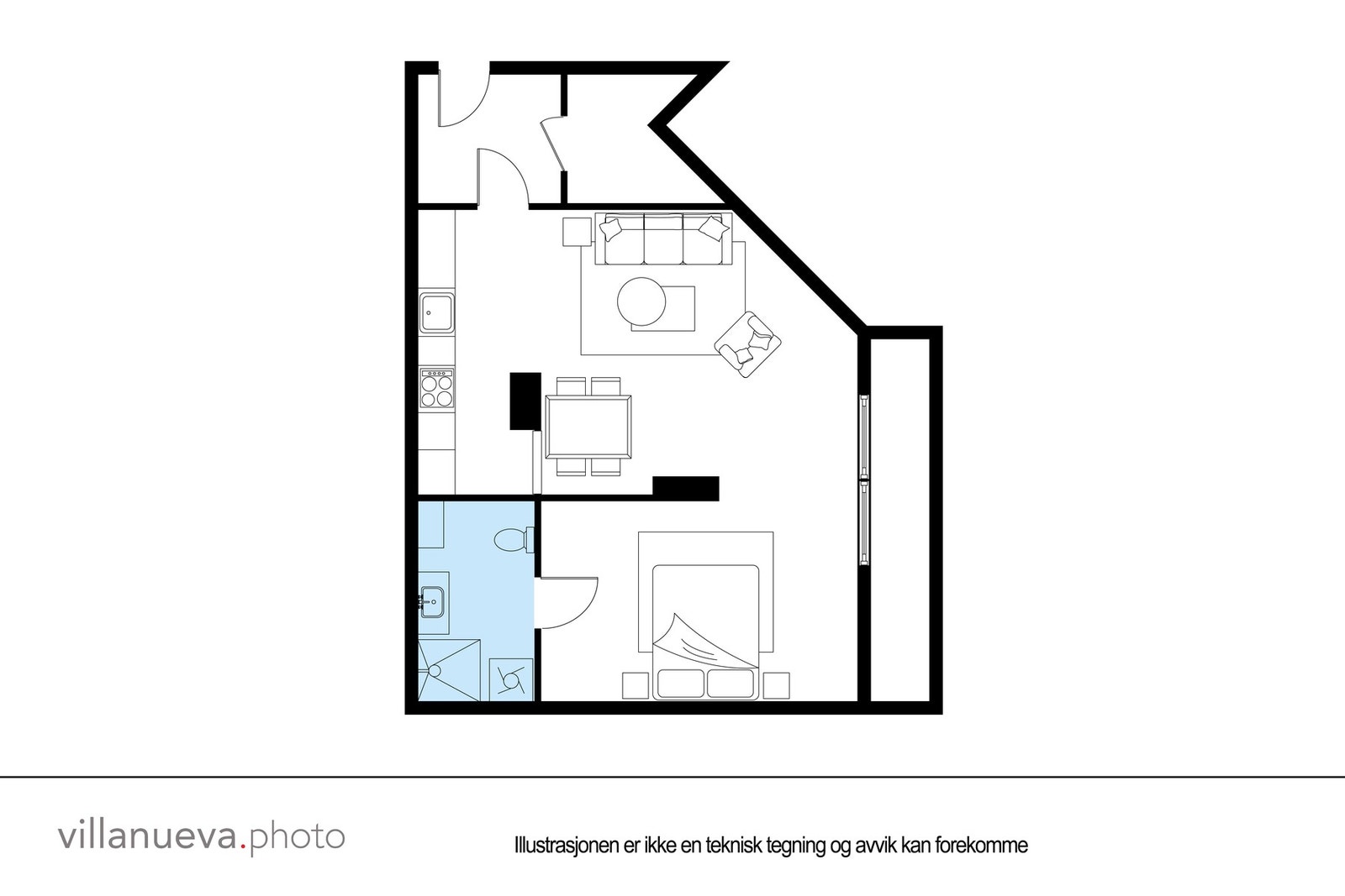 Plantegning. Ikke målbar. Galleribilde