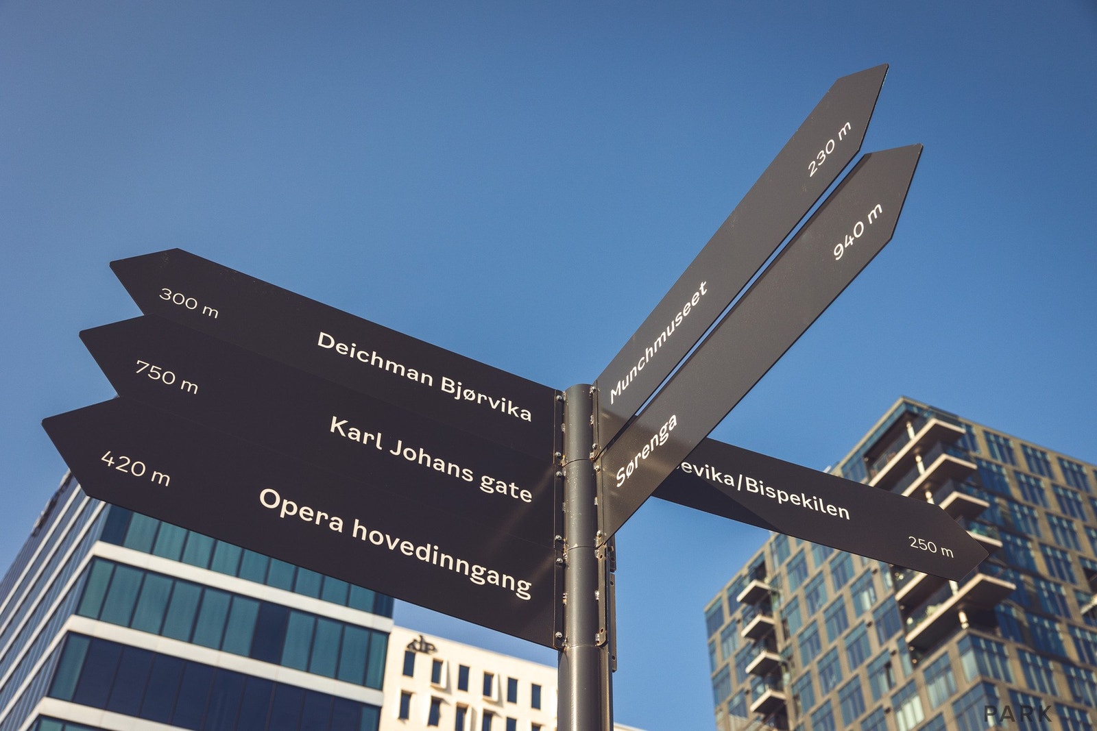 Kun en kort gåtur fra Barcode og Bjørvika. Galleribilde