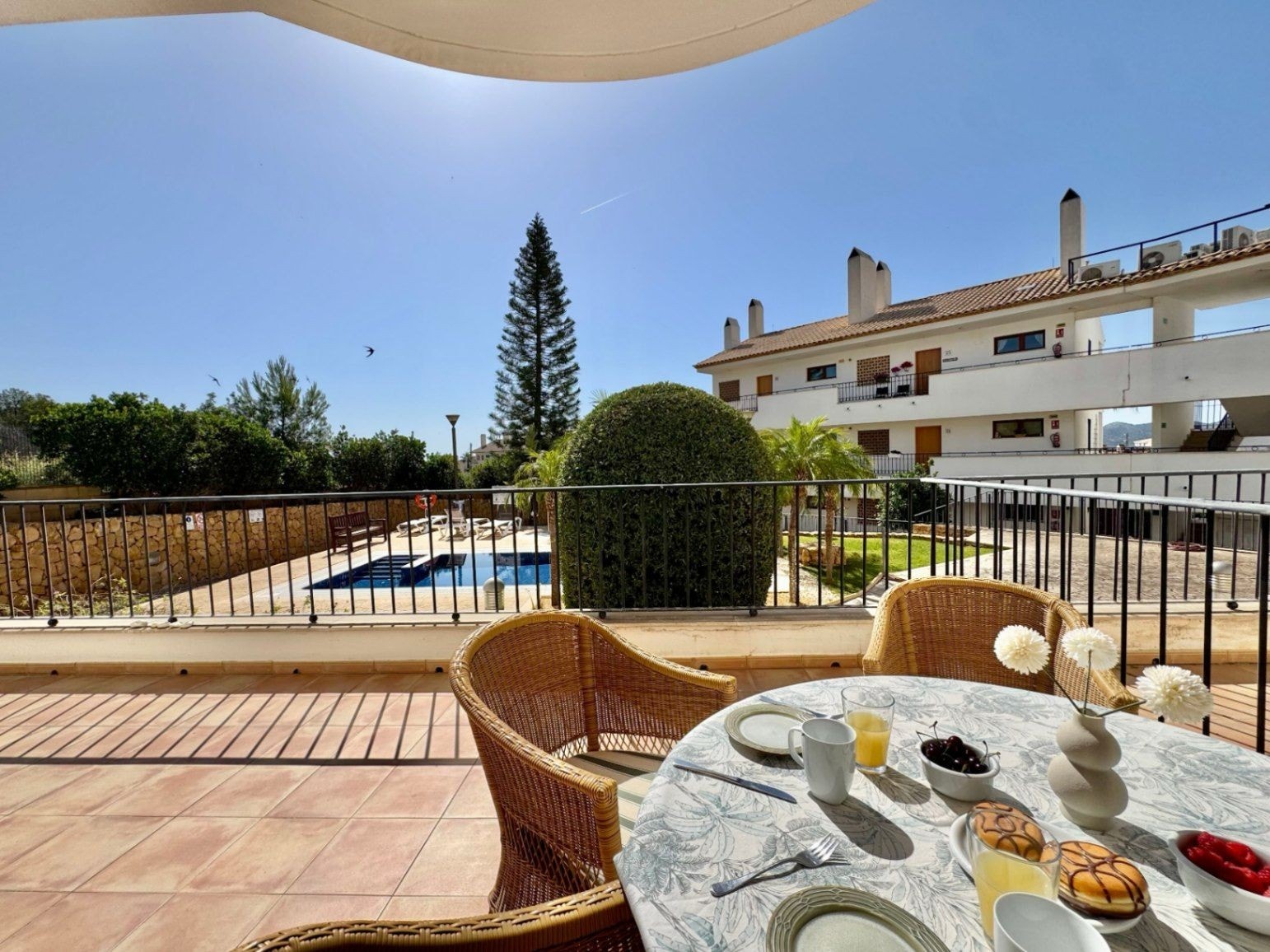 Privat med gode solforhold Galleribilde