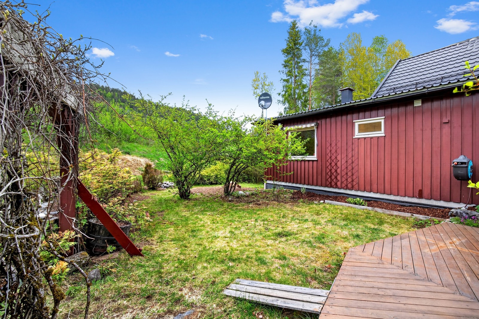 Koselig uteområde Galleribilde