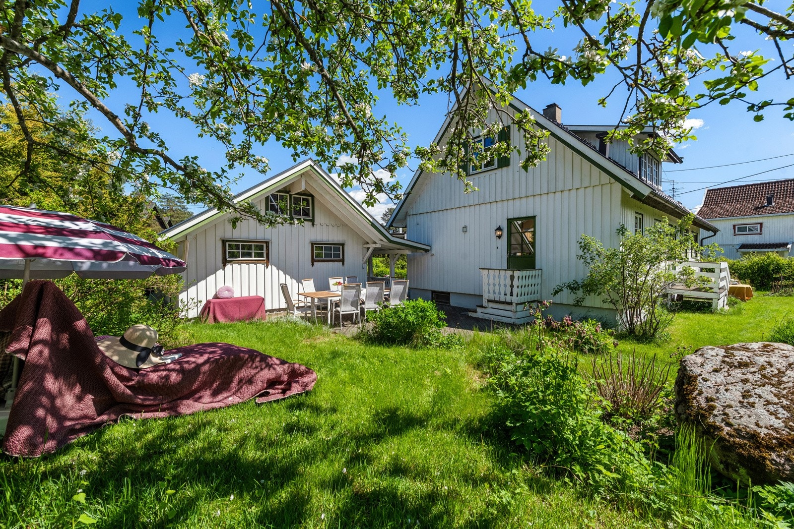 Dette er en oase av en hage som må være et eldorado både for store og små. Galleribilde