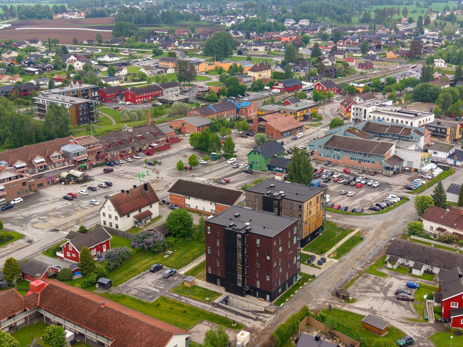 Dronefoto Galleribilde