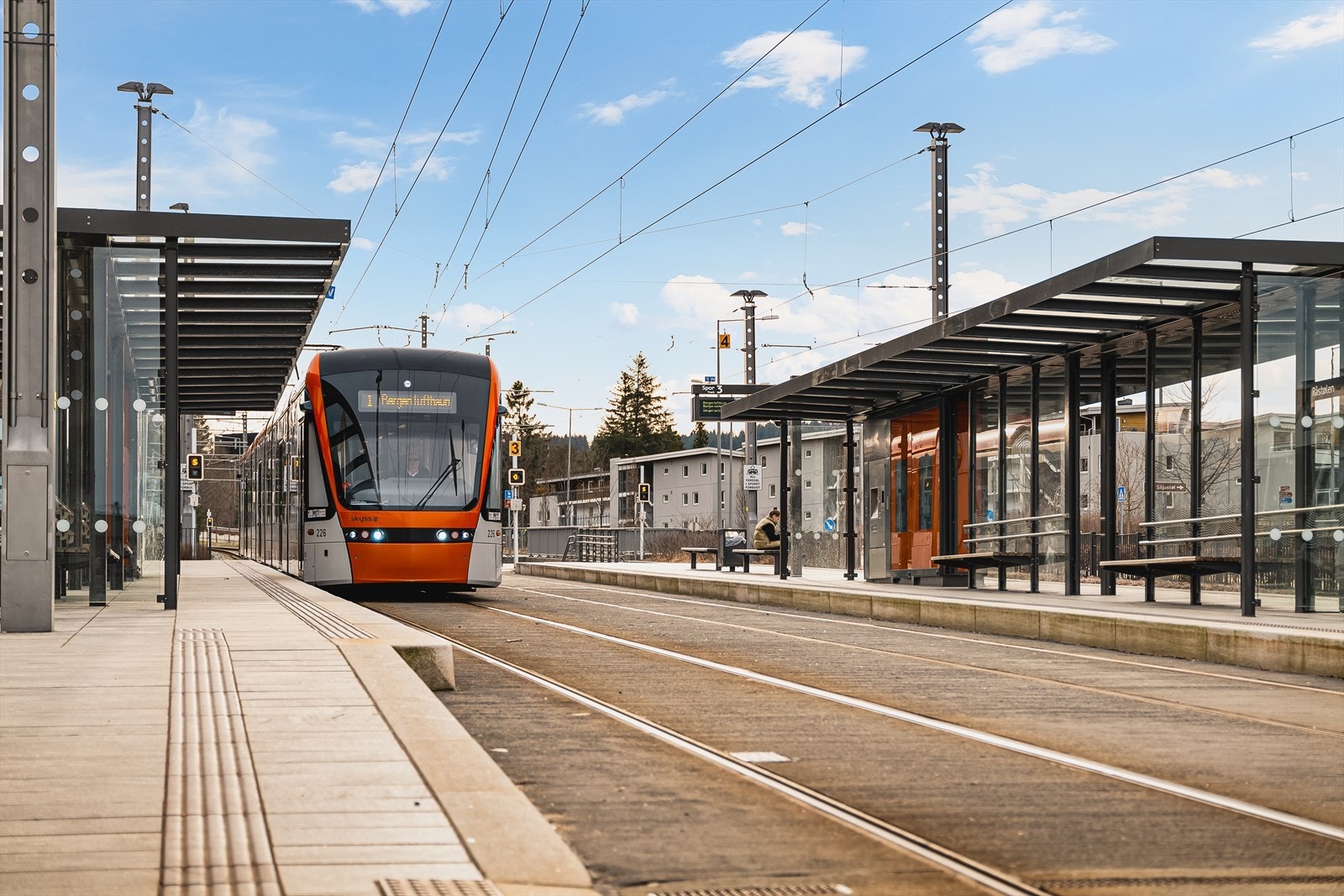 Lagunen holdeplass | Denne linjen strekker seg fra Flesland til Byparken Galleribilde