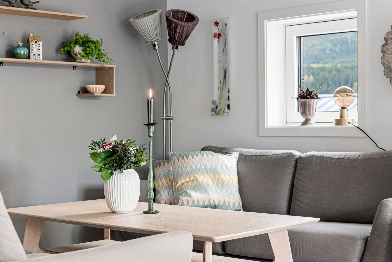 Moderne og behagelige fargevalg er gjennomgående. Galleribilde