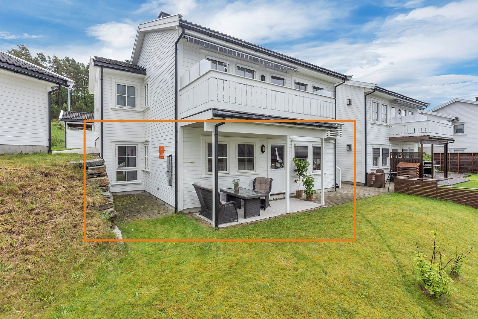 Leiligheten ligger i 1. etasje og har fin uteplass. Galleribilde