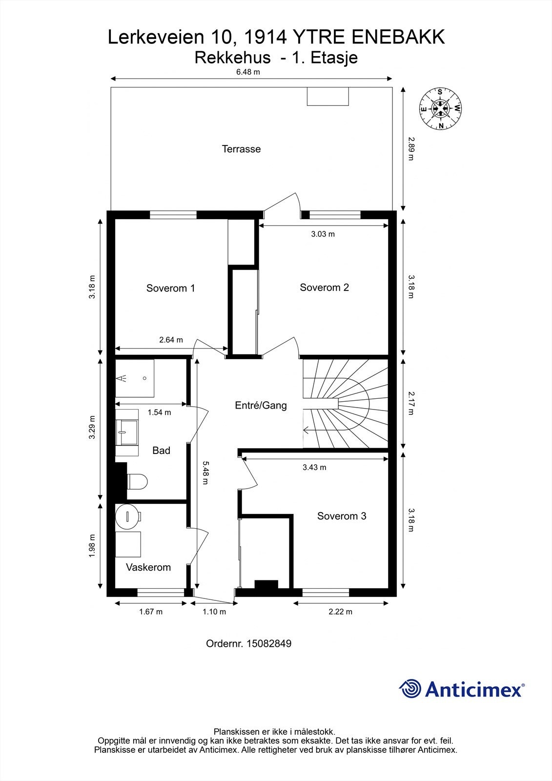 Plantegning - 1. Etasje Galleribilde