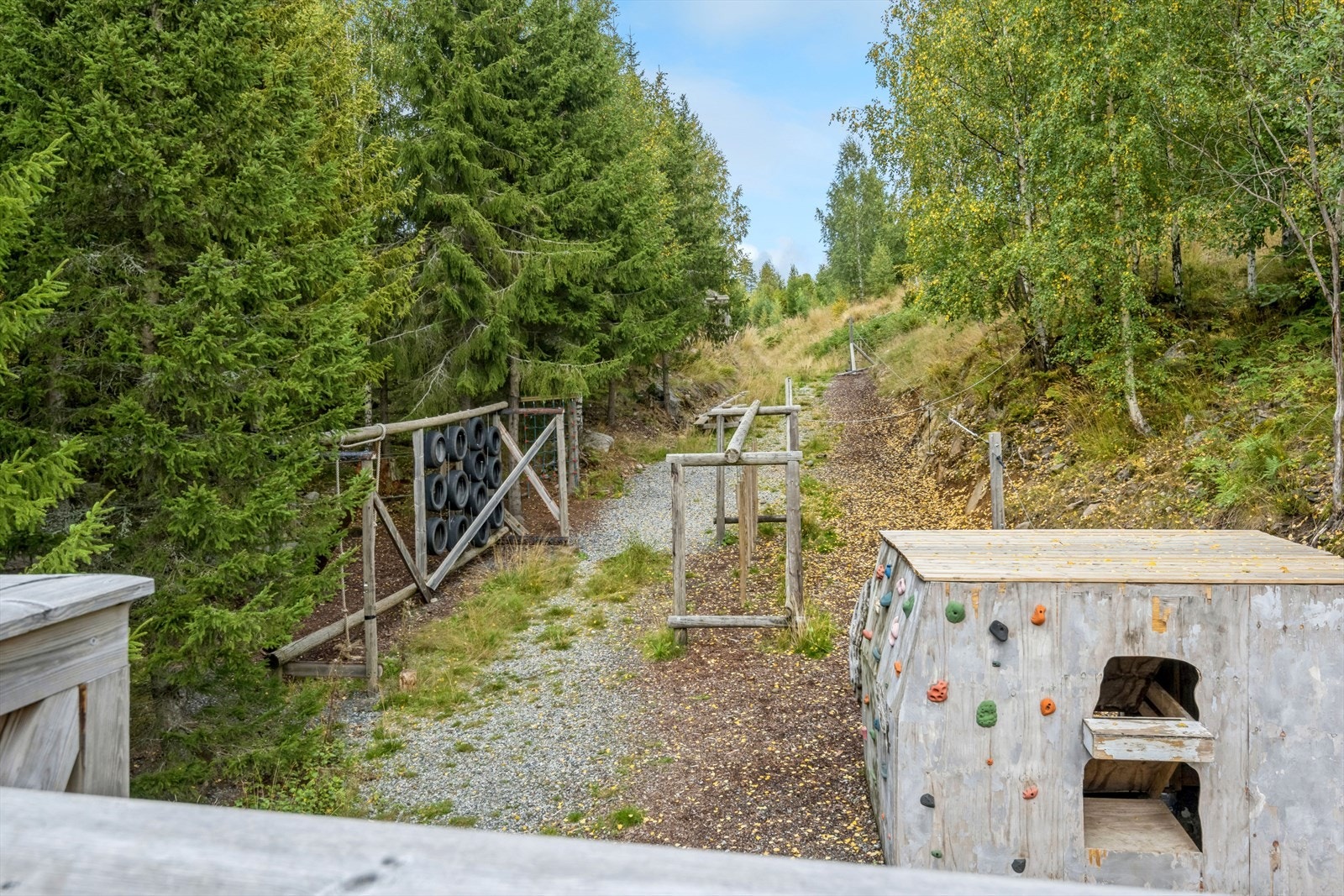 Mjøsli Hytter og Naturpark tilbyr mange ulike aktiviteter rundt på hytteområdet Galleribilde