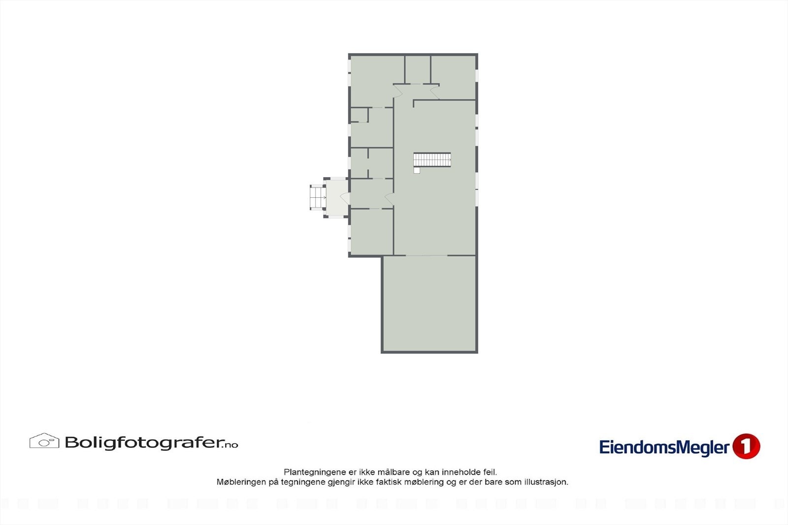 Plantegning hovedetasje. Galleribilde
