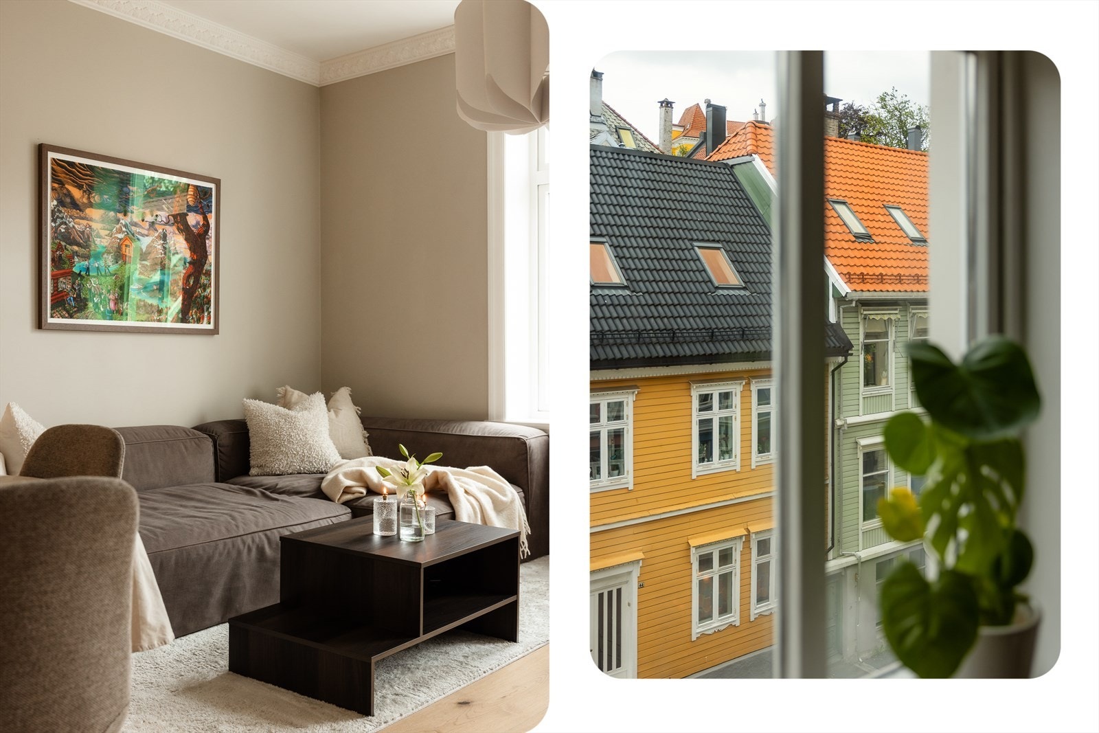 Store vindusflater med gode lysforhold Galleribilde