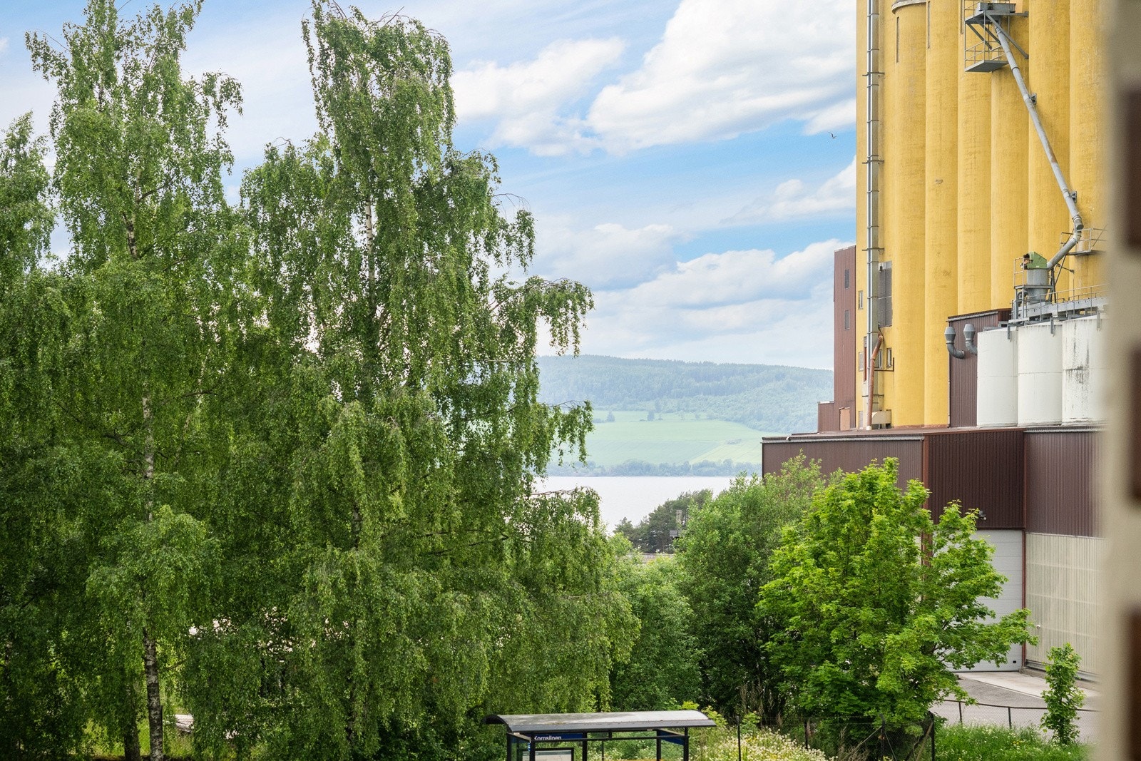 Utsikt fra balkongen Galleribilde