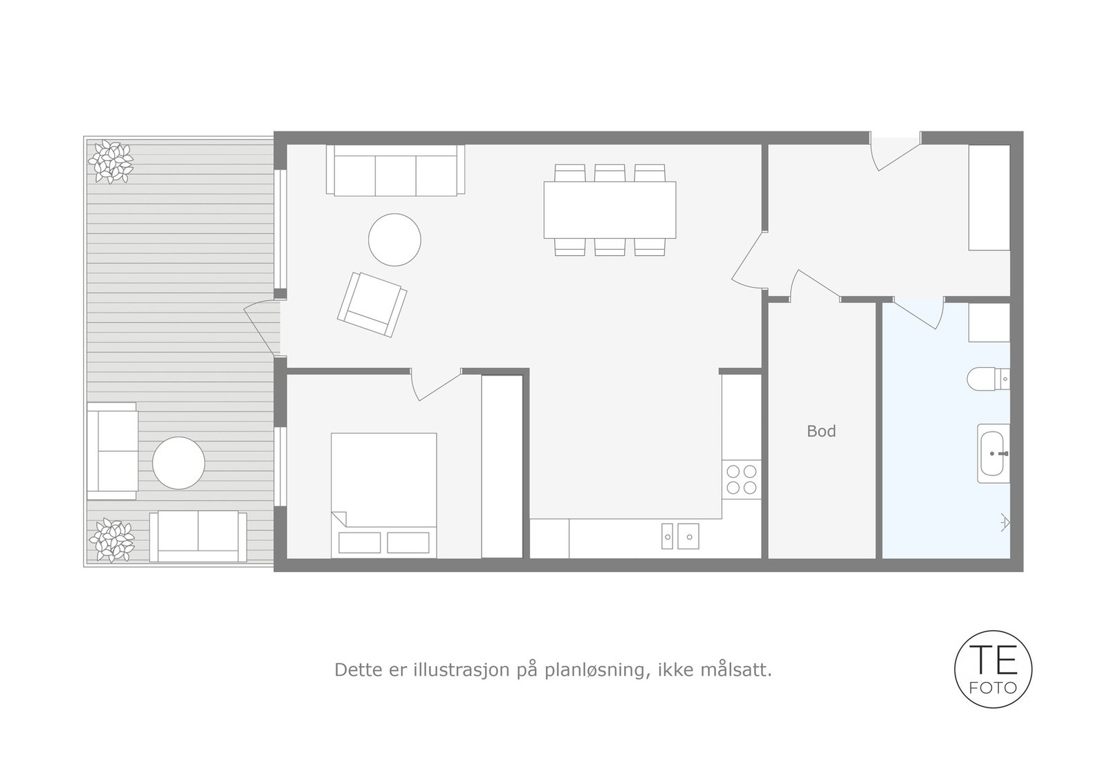 Plantegning Galleribilde