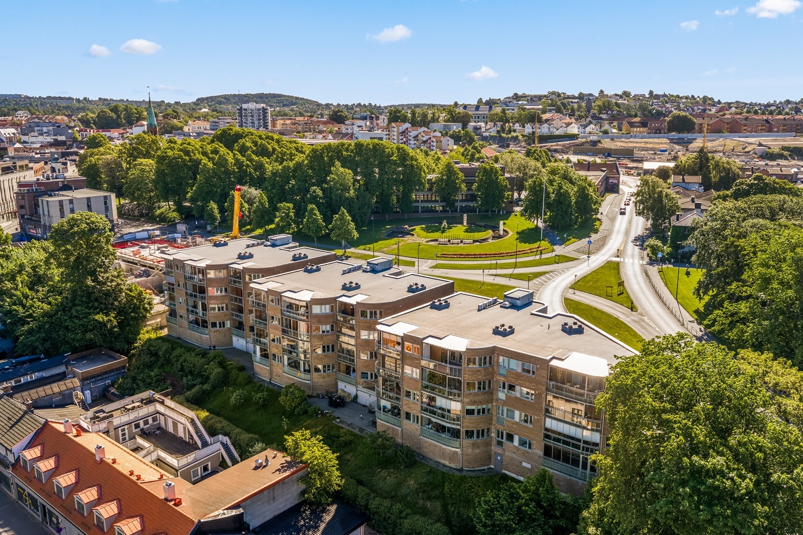 Leiligheten ligger i et etablert og sentralt område i Moss. Galleribilde