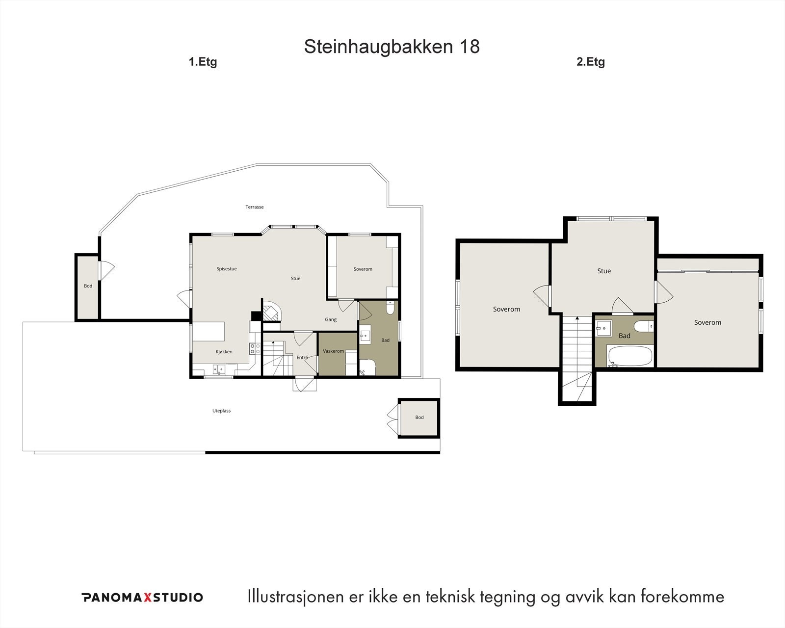 Plantegning | Begge plan Galleribilde