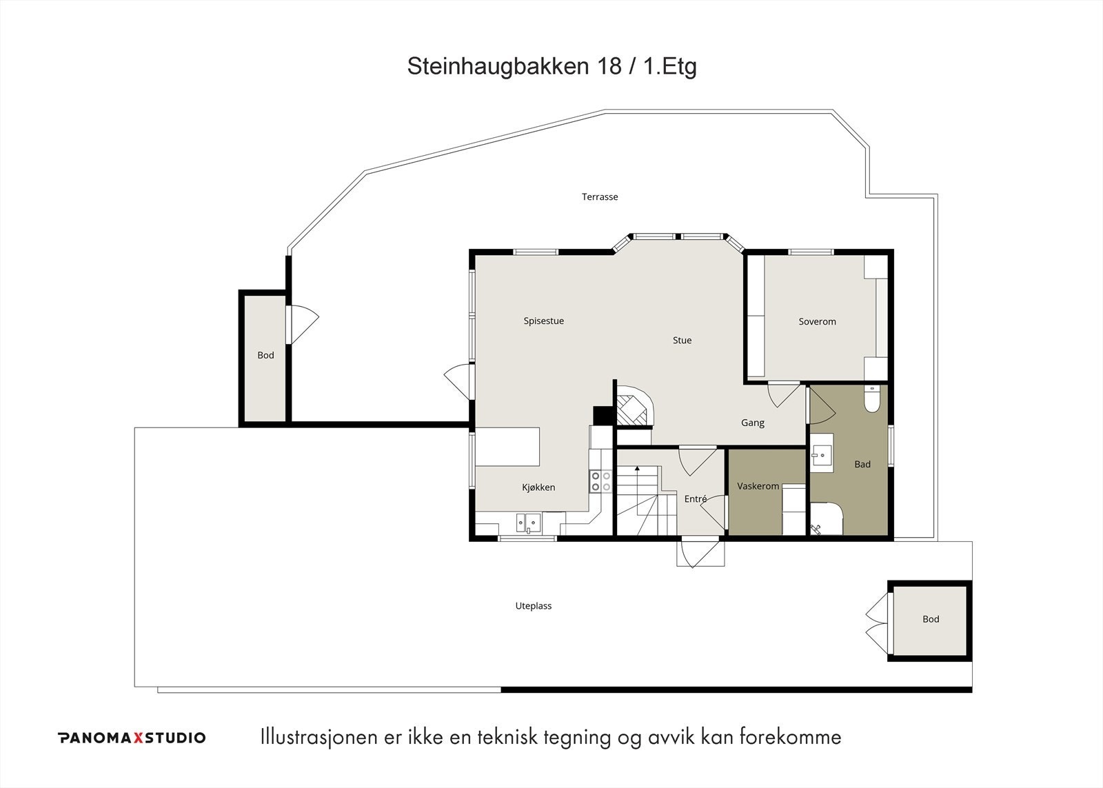 Plantegning | 1.etasje Galleribilde