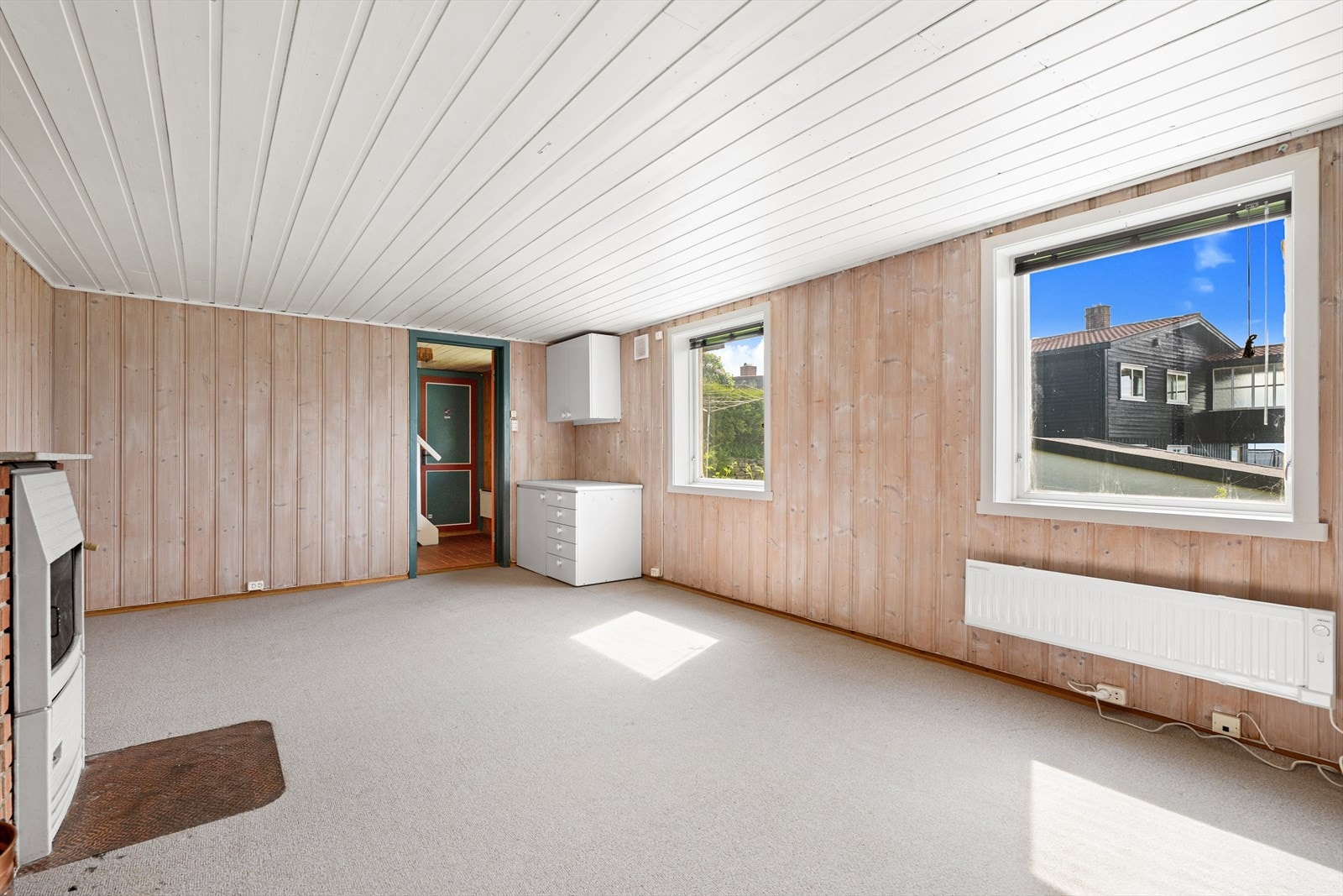 Kjellerstue med vedovn Galleribilde