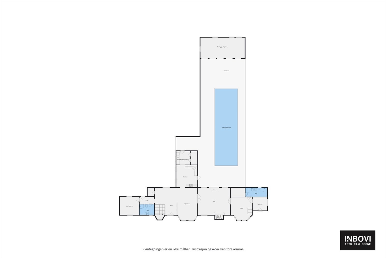 Plantegning 1. etasje Galleribilde