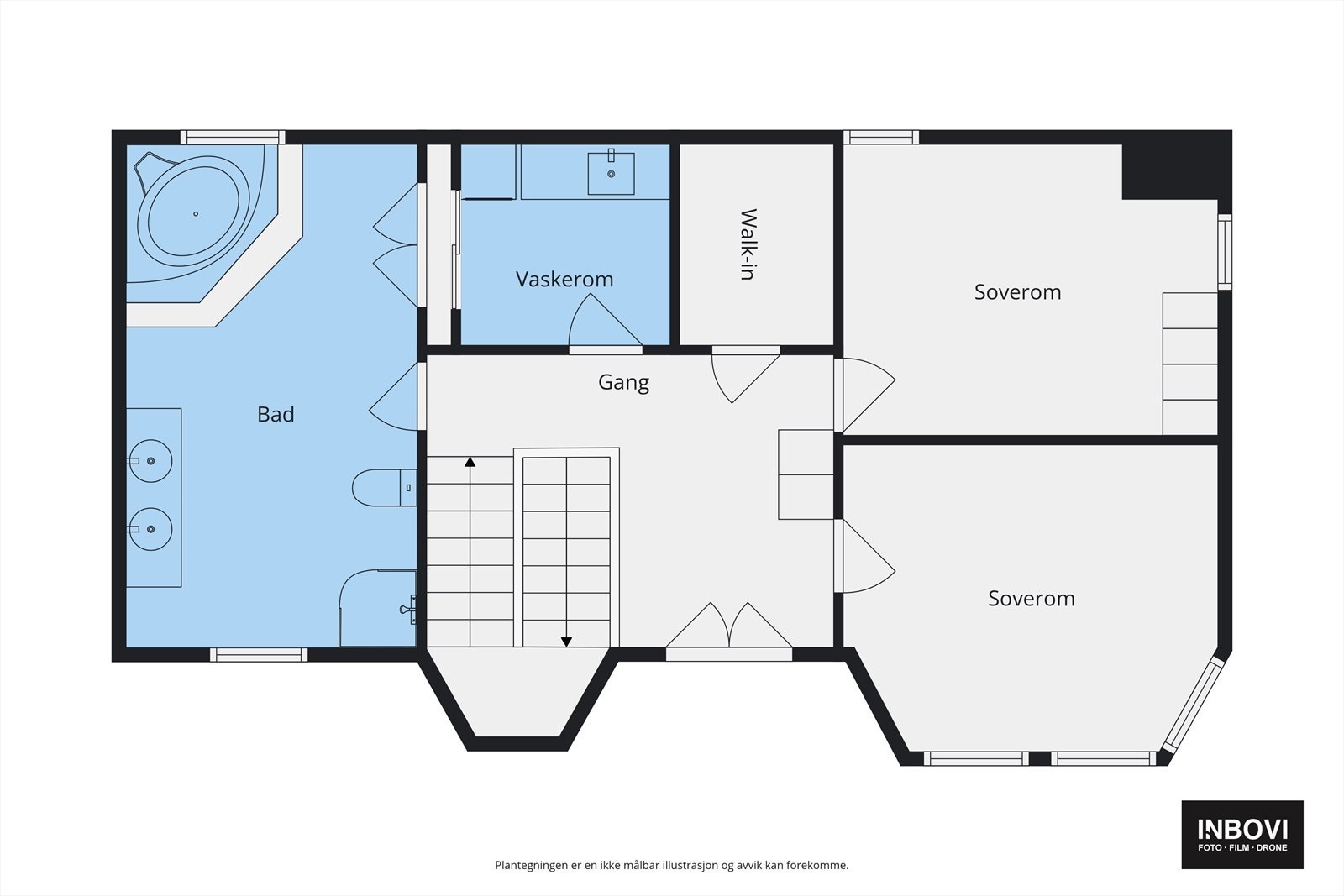 Plantegning 2. etasje Galleribilde