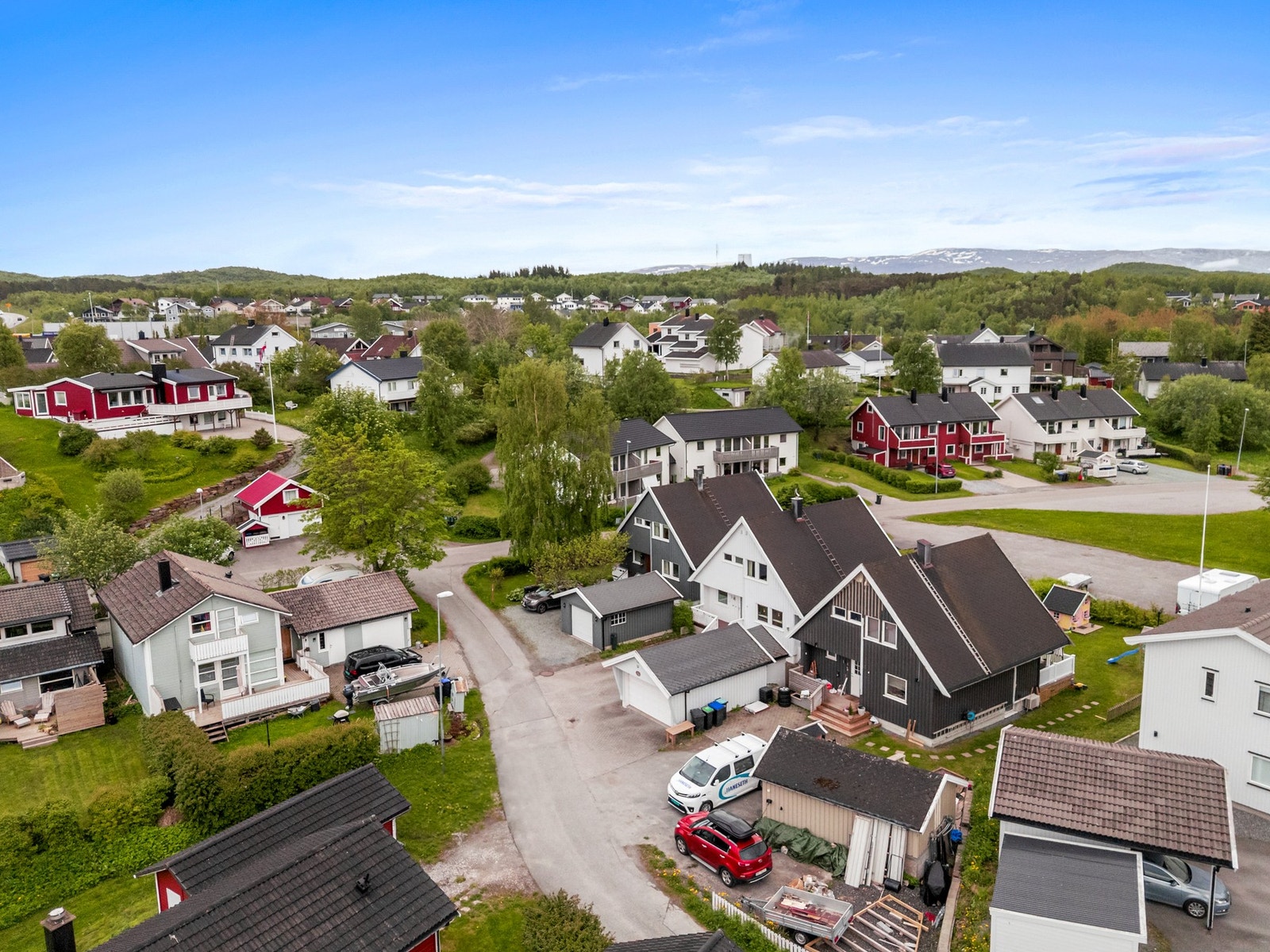 Området byr på fine tur- og rekreasjonsmuligheter med nærhet til grøntområder. Galleribilde