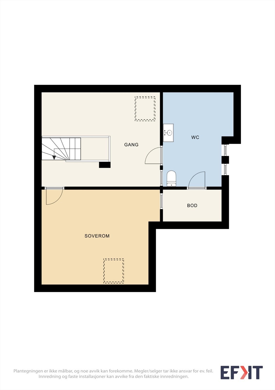 Plantegning 4. etasje/loft. Galleribilde