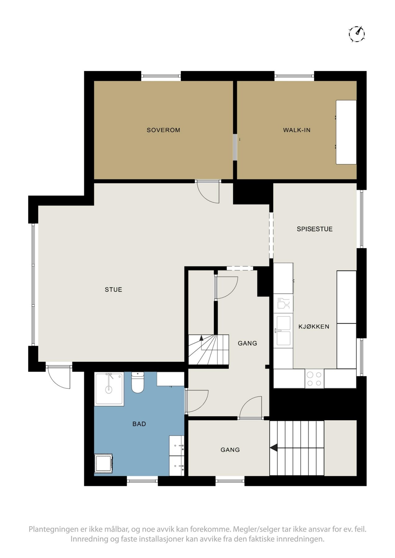 Plantegning Galleribilde