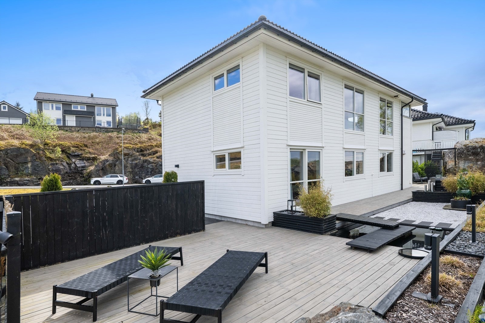 Flere oppholdssoner omkranser boligen. Galleribilde